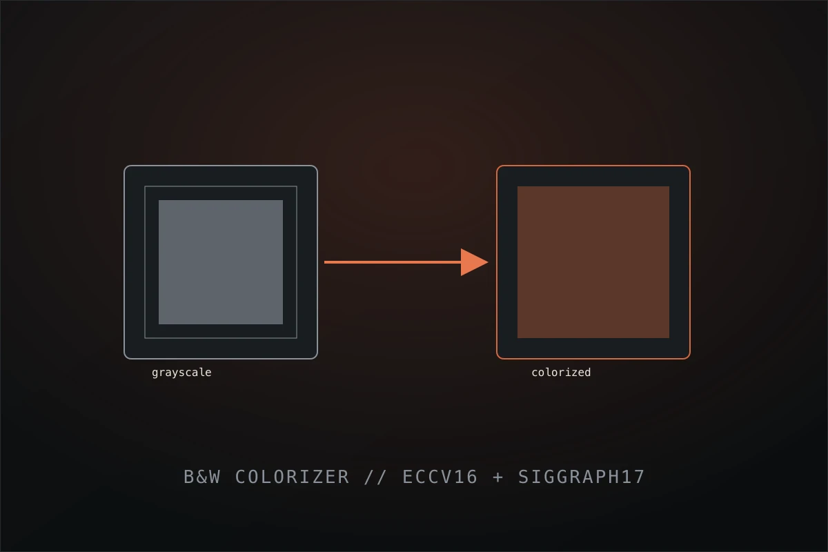 Black & White Image Colorizer screenshot