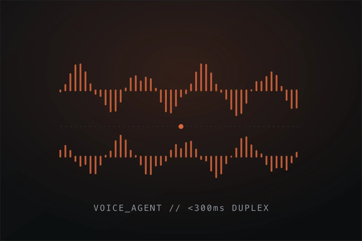 Conversational Voice AI Agent screenshot